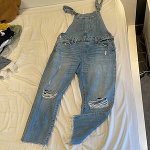 Lucky Brand Boyfriend Overalls
